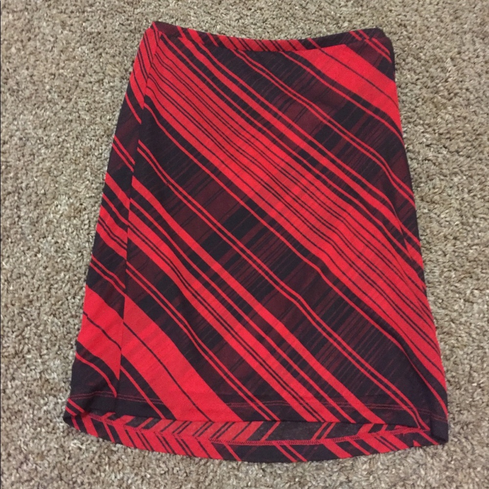 Black and Red Skirt